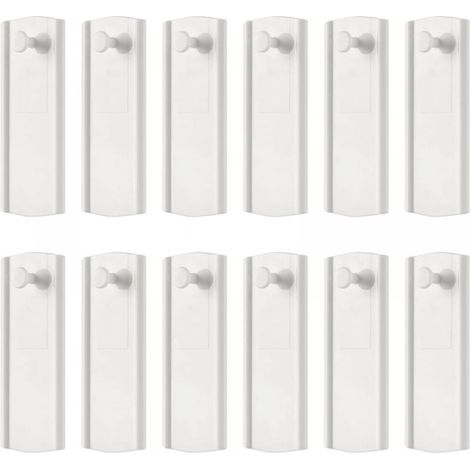 Lot de 12 grands clous adhésifs pour cadre photo, blancs, pour photos, photos, supports universels, sans perçage, décoration (1/5)