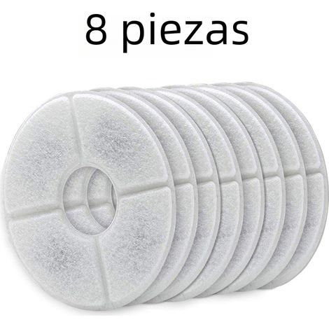 ZLY Replacement Activated Carbon Filter for Cat Water Fountain, Round Flower Dispenser for Dogs and Pets (1/5)
