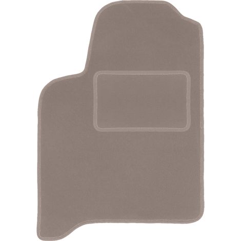Fahrermatte aus Samt für: Renault Scenic I Minivan (1996–2003), beige