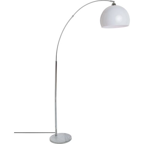 Lampadaire design en métal avec base en marbre CONTEMPO CHIC (1/3)