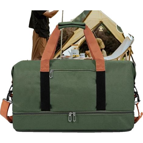 Bolsa deportiva, impermeable, rectangular, 45 cm x 25 cm x 20 cm, tejido Oxford, ligera (800 g). (1/5)