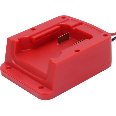 Lot de 3 adaptateurs convertisseur batterie 18V M18 pour perceuse Milwaukee, connecteur d'alimentation avec station d'accueil, remplacement compatible outil électrique sans fil (1/5)