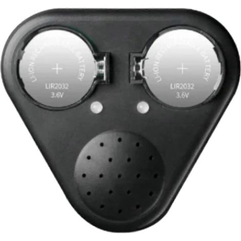 Chargeur de piles boutons à double emplacement avec commande vocale LIR2032 LIR2025-- (1/5)