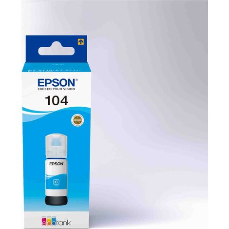 Cartuccia Originale Ecotank 104 (C13T00P240) Ciano (1/5)