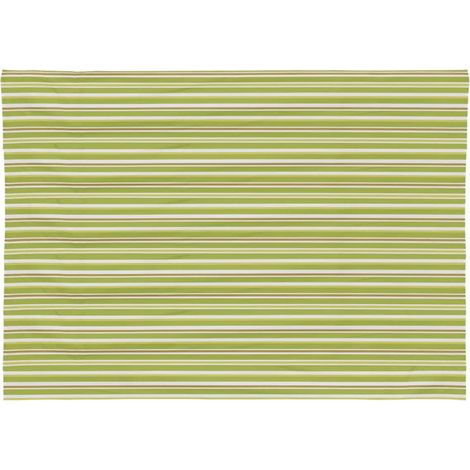 Nappe Bayadère Vert - Textile - 180 x 250 x H 0,5 cm - Livraison gratuite (1/5)