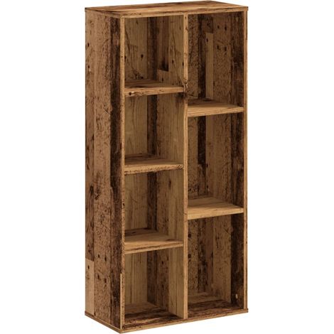 Bookcase Old Wood 50x25x105 cm Engineered Wood vidaXL