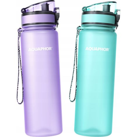 2x Aquaphor City 0,5L Filterflasche, Lavendel und Minze (1/5)