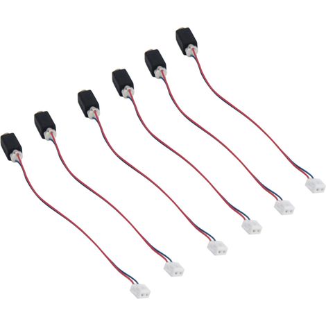 Moteur de vibration cylindrique, vibrations faibles et stables, moteur de vibration pratique pour téléphone portable, fil conducteur cylindrique 3 V (1/5)