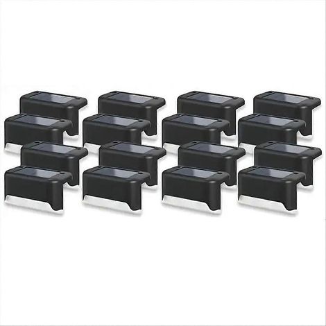 Lot de 16 lampes solaires d'extérieur à LED pour terrasses, balcons, escaliers, clôtures et allées commerciales (1/5)