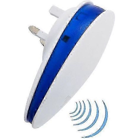 Repellente per zanzare multifunzionale da collegare alla presa elettrica, repellente per zanzare domestico a ultrasuoni con luce LED. (1/5)