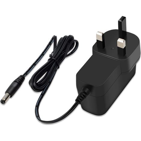 Adaptateur d'alimentation 12 V AC 100-240 V vers DC 12 V 1 A, chargeur de remplacement avec prise britannique pour bandes lumineuses LED, audio/vidéo, prise jack 2,1 mm x 5,5 mm (1/5)