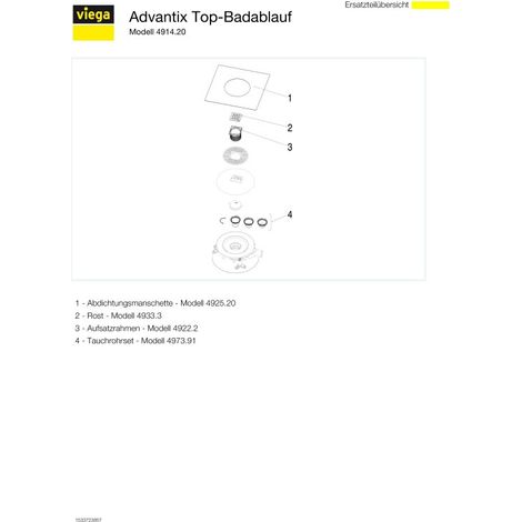 VIEGA 669249 Bonde de douche Advantix Top 4914.20 (1/5)