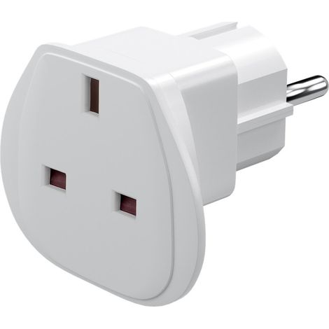 Reiseadapter techly uk/eu 13a 13A 220-250V (1/2)