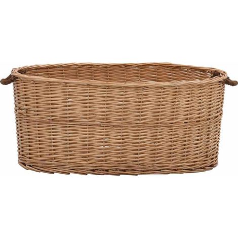Maison Exclusive - Panier à bois de chauffage poignées de transport 78x54x34 cm (1/5)
