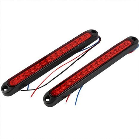 Lot de 2 feux stop, arrière et clignotants à LED de 10 pouces pour remorque, camion et camping-car (1/5)