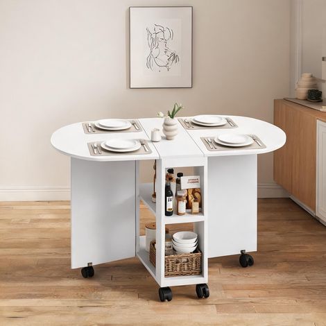 Table de salle à manger en melamina de Madeira 120 x 60 x 77 cm (1/5)
