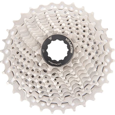 Cassette para bicicleta, compatible con 9-13 velocidades, piñones de acero duraderos, 11S 32T Plata (1/2)