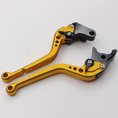 Levier de frein, d'embrayage et de klaxon modifié pour moto CBR900RR CB919 VTX1300 CB-1 (Golden 3) (1/5)