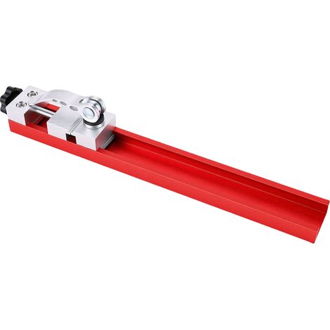 Rail de guidage réglable en aluminium pour scie circulaire à bois, pour travaux de fraisage et de découpe électriques de précision, 240 mm (1/5)