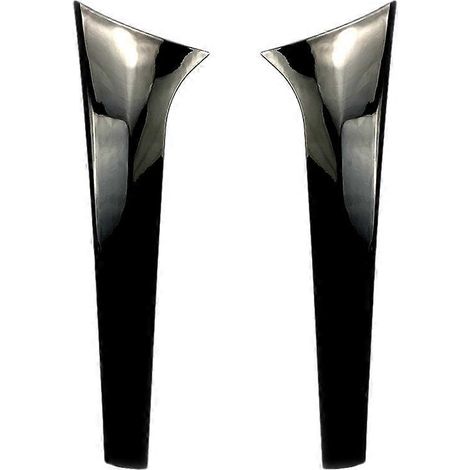 Embellecedor adhesivo para alerón de techo lateral trasero en color negro brillante, compatible con Mercedes Benz Clase ML GLE W166 2012-2018. (1/5)