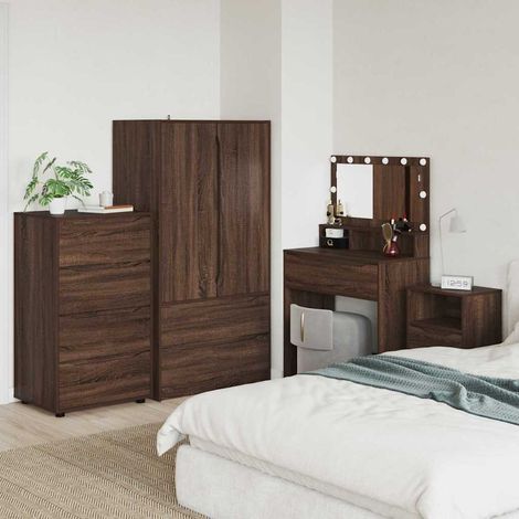 Armoires de rangement Chêne brun 60 x 48 x 105 cm vidaXL