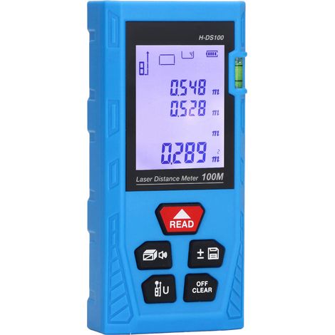 Télémètre laser portable haute précision détection distance lumière rouge avec dragonne (1/5)