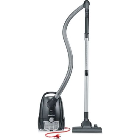 Severin BC 7030 Aspiradora Trineo Negra y Gris (1/5)