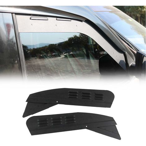 OMAC Grille d'aération de Fenêtre de Voiture Airvent Compatible avec Peugeot Partner Tepee 2012 à 2019, Grille de Ventilation Aérateur de Fenêtre, 2 Pcs Noir (1/5)