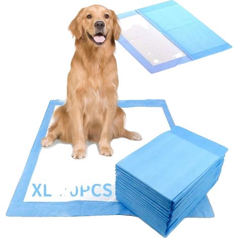Alfombrillas para cachorros, superabsorbentes, diseño impermeable, 6090 cm (20 unidades) (1/2)