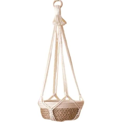 Suspensions pour plantes en macram pour la dcoration de jardin (1/5)