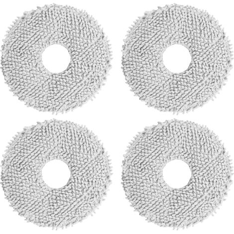 Dreame 4x chiffons de rechange (×2 paires) compatibles avec X50 Master/L50 Pro Ultra/X50 Ultra/L10s Ultra Gen 2/L40 Ultra AE/L40s Pro ultra/X40 Ultra/L10s Pro Ultra/L10s Pro Gen2/X40 Master
