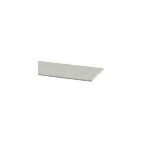 Lot de 20 Cornières plat PVC blanc - 2 m