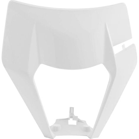 Copertura faro anteriore Polisport per KTM EXC XC 20 23, bianca, resistente.