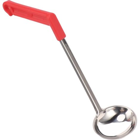 50-ml-Edelstahlkelle mit hitzebeständigem, gebogenem Griff für die Küche (1/5)