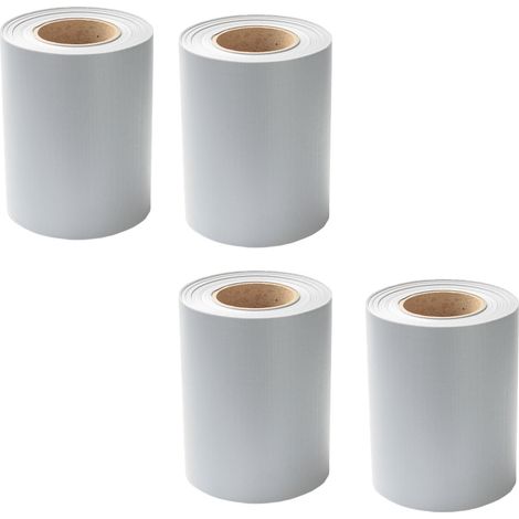 SWANEW Strisce privacy, PVC, strisce paravento, tappeto a doppia asta 50mx4 grigio chiaro (1/5)