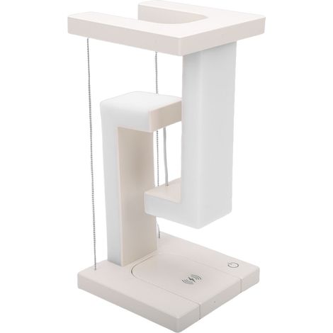 Lampe de bureau flottante avec chargeur sans fil USB, 3 Modes, veilleuse de Table en lévitation pour la maison, le bureau, la chambre à coucher (1/5)