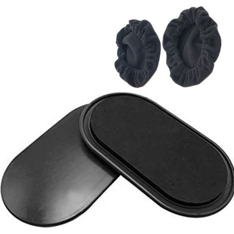 Sliders - Disques De Glissement Pour Fitness - Utilisables Sur Parquet Carrelage Et Moquette - Surface Élargie Pour Mains Et Pieds - Lot De 2 (1/5)