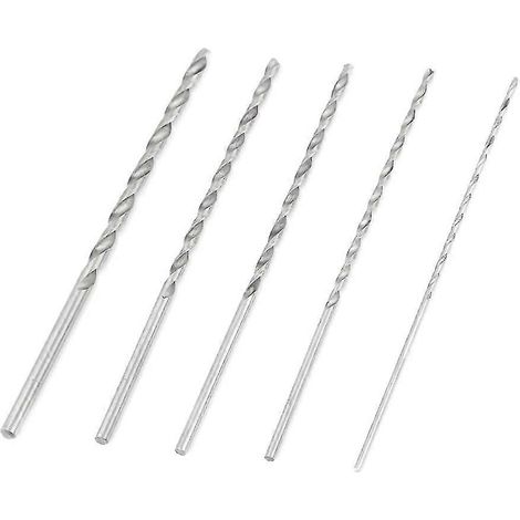 Forets hélicoïdaux extra longs en acier rapide (5 pièces, 150 mm) (1/5)