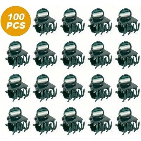 Varilla de soporte para flores con abrazadera, adecuada para jardines, se puede utilizar como herramienta de jardinería para sostener ramas de vid.