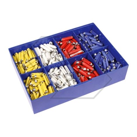 Kit assortimento 400 pz di fusibili cilindrici 25x6