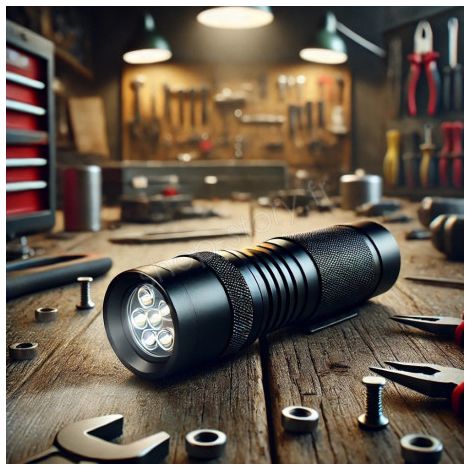 Mini Lampe Torche Compacte avec 9 LEDs (1/5)