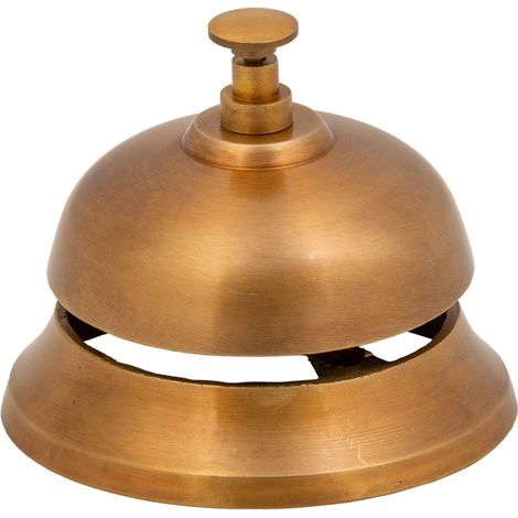 Timbre metal dorado d10 cm (1/5)