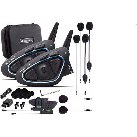 Intercomunicador Moto Midland BTX2 PRO S LR-TWIN (1/5)