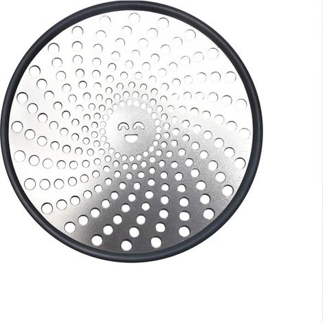 Attrape Cheveux Lavabo Crépine Tamis Filtre de Vidange de Douche Filtre de Vidange à Bouchon D'égout Crépine D'évier de Cuisine en Acier Inoxydable Crépine de Bain pour Salle de Bain Cuisine et WC (1/4)