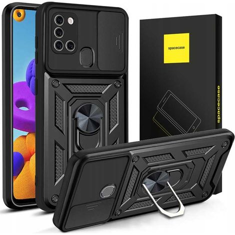 Étui Spacecase Camring Galaxy A21s noir (1/5)