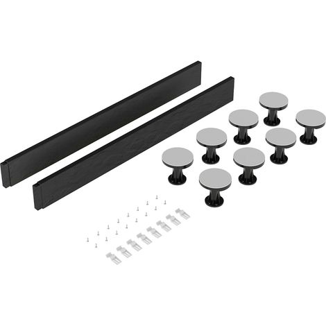 Shower Tray Leg Set - Slate Grey - For 1000mm Square & Rectangular Resin Trays