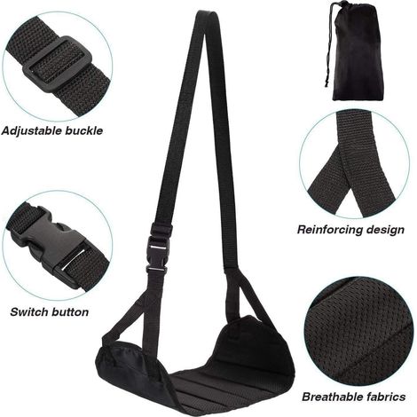 Ensemble de 4 supports de tuyau de piscine gris avec protection contre les perforations, les déchirures et le déchargement de traction (30 à 37 mm) (1/3)