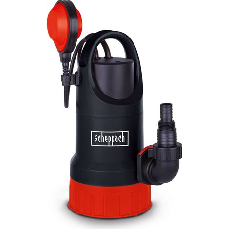 [JAMAIS UTILISE] Scheppach Pompe combinée pour eaux claires et usées DWP750 - 750W - débit 20000 L/h - hauteur de refoulement max 8 m - immersion max 7 m (1/5)