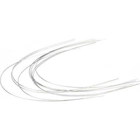 Lot de 10 fils orthodontiques ronds NiTi super élastiques, arc supérieur 0.018, fournitures dentaires professionnelles (1/5)