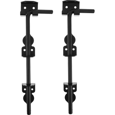 de 2 verrous de portail robustes pour portes en bois et en